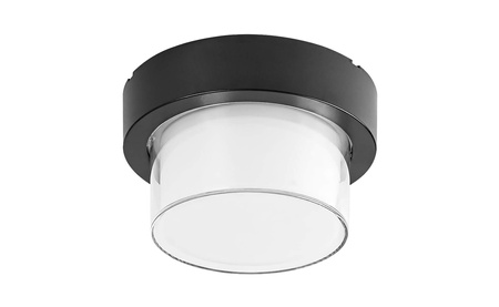 LED venkovní zahradní stropní svítidlo DURBE 10W RGB+CCT IP54 WIFI+BLUETOOTH kulaté černobílé RABALUX