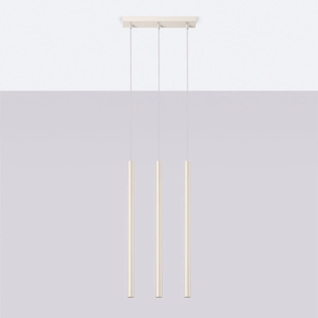 Stropní závěsné svítidlo Tuba Spot 3x G9 Beige Pastelo Ocean Green SL.1514 Sollux