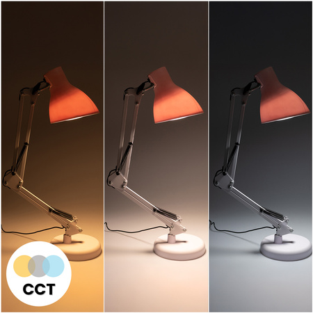 Stolní lampa LED 7W, CCT USB stmívatelná Bílá MARTI LUMILED