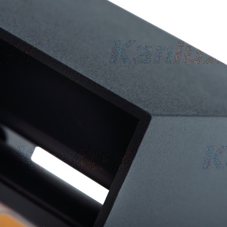 LED Elevation Lamp REKA Grafitová NAHORU A DOLŮ 7W 380lm 4000K Neutrální bila IP54 Kanlux