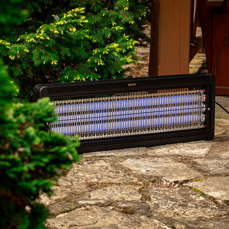 Elektrická stojící lampa s insekticidní pastí 200m2 černá IKV-60W VAYOX