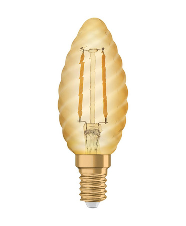 Dekorativní žárovka LED B38 Candle E14 2,5W = 22W 220lm 2400K Warm 300° Vintage 1906 Osram
