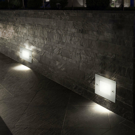 Schodiště Zapuštěné LED TAXI SMD L 0,6W 10lm 4000K neutrální bílá 230V Kanlux