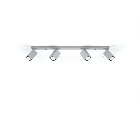 MERIDA stropní svítidlo 4xGU10 Reflektor Halogenové svítidlo Moving 80cm Grey SOLLUX