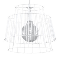 SOLLUX LED závěsné stropní svítidlo GATE E27 Overhang White Wire