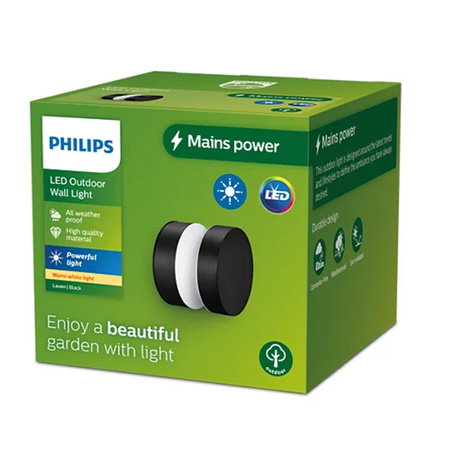Zahradní nástěnná LED lampa LAVEN 6W 2700K IP44 PHILIPS