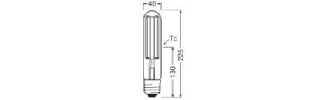 LED žárovka NAV E40 41W = 100W 7000lm 2700K teplá bílá FILAMENT LEDVANCE