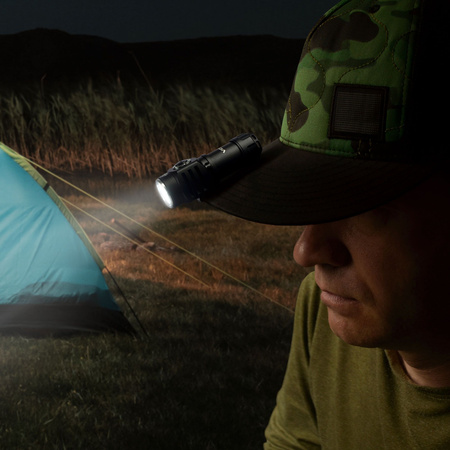 Taktická LED dobíjecí vodotěsná svítilna 10W 600lm 5700K A055 VIDEX