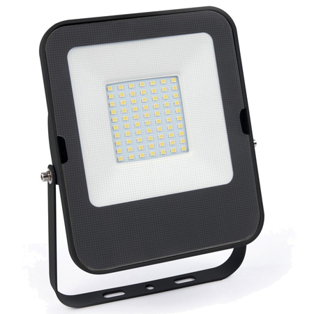 LED reflektor 50W 4000lm 6500K IP65 černý KOBI Premium MHN