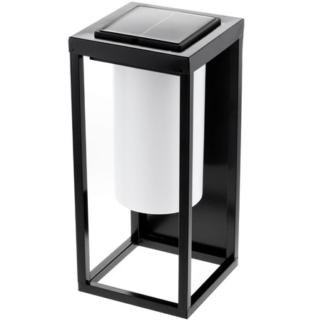 LED venkovní solární lampa zahradní stojící 3000K IP44 28.5cm soumrakový senzor