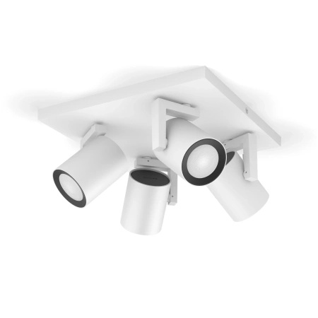 Bílá a barevná ambientní lampa Philips HUE Argenta 4x4,2W Bluetooth Zigbee