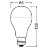 LED žárovka E27 A68 19W = 150W 2452lm 3000K Warm 150° Ledvance