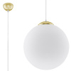 LED závěsné stropní svítidlo UGO E27 Hanging Sphere 40cm White Gold SOLLUX