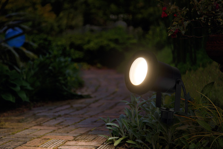 Venkovní LED solární reflektor 2W 100lm 3000K IP44 Endura Ledvance Black