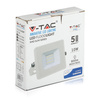 Reflektor LED 10W 800lm 4000K IP65 Bílý čip Samsung VT-10-W V-TAC