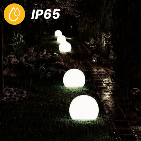 Solární zahradní lampa LED poháněná dekorativním venkovním světelným míčem