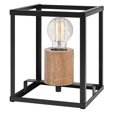 Stolní lampa Stolní svítidlo Stojací dekorativní E27 Černá hnědá USB-C Dekor Ledvance