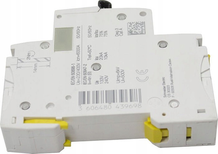 Jistič B16A 1P Schneiderova pojistka