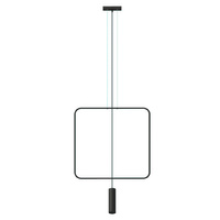 LED závěsné stropní svítidlo RANA GU10 Overhang Black SOLLUX