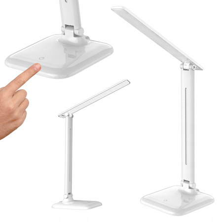 MARINA LED 9W 450lm stmívatelná bílá MasterLED nastavitelná stolní lampa na noční stolek