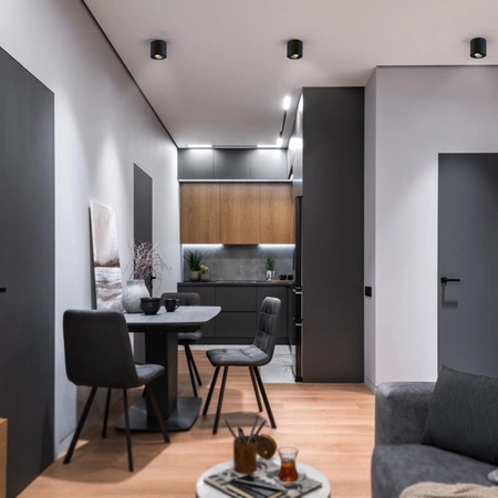 HALOGEN SPOT svítidlo pro povrchovou montáž 1x GU10 Moving Black Videx