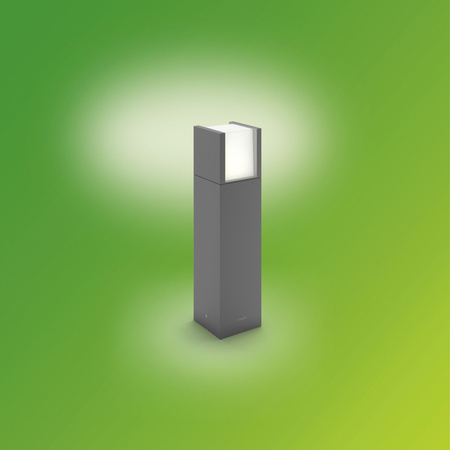 Venkovní zahradní lampa LED ARBOUR 3,8W 2700K IP44 tyč 40cm antracit PHILIPS
