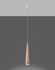 SULA GU10 Závěsné stropní svítidlo LED Přírodní dřevo SOLLUX