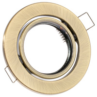 Halogenová Podhledové svítidlo GU10, MR16 Nastavitelná Kulatá Antický Plech LUMILED