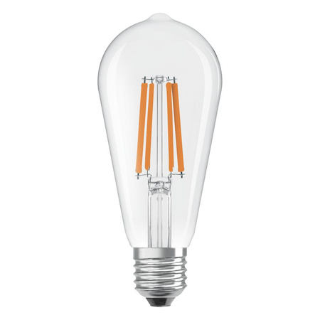 LED Edison E27 ST64 3,8W = 60W 806lm 2700K Teplá 300° žárovka Ledvance