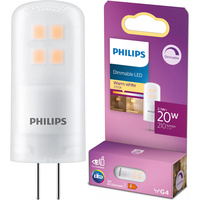 LED žárovka G4 Capsule 2,1W = 20W 210lm 2700K Warm 12V Dimmable Philips