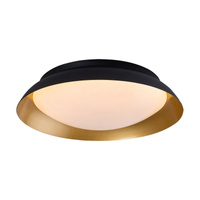 Plafond LED stropní světlo Povrchová montáž 24W 3000K černá Moderní Hafsa Rabalux