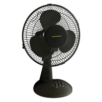 Stolní ventilátor stojanový větrný mlýn 20W 40cm černý KANLUX