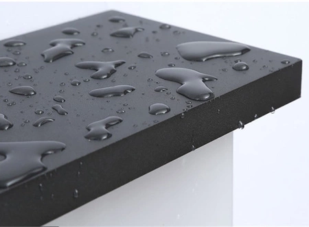 Zahradní lampa LED nástěnná lampa 12W architektonické svítidlo obdélník Lagos černá se senzorem pohybu