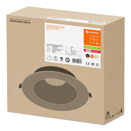 LED panelové bodové svítidlo 21W 2520lm 4000K Neutrální stmívatelná síťová bílá svítidla Ledvance