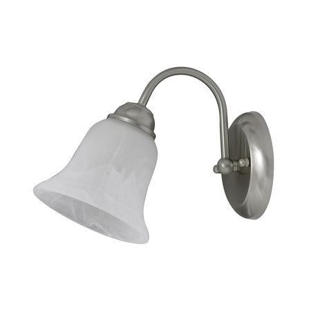 Venkovní zahradní lampa Solární nástěnná lampa LED E14 Chrome Classic Francesca Rabalux