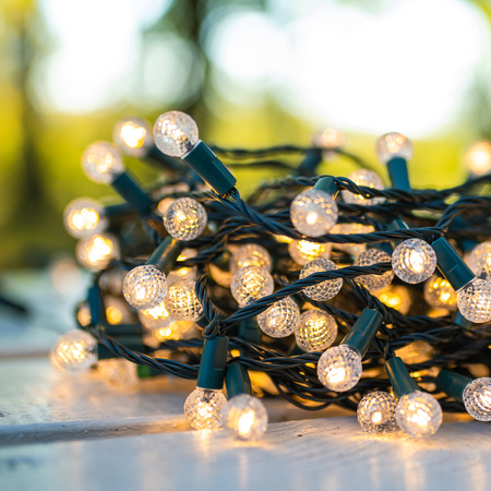 Vánoční světýlka, Světla na stromeček CHERRY BALL 200LED Teplá bílá 3+16m