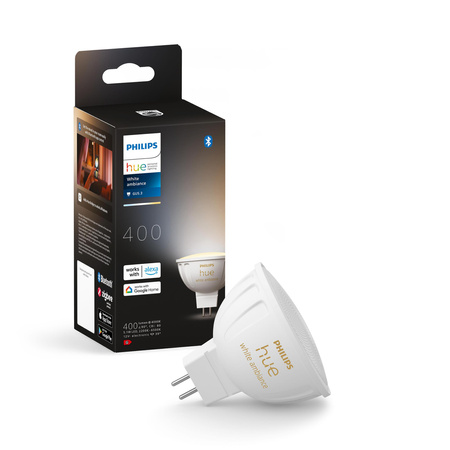 LED MR16 5,1W CCT PHILIPS HUE White Ambiance Bluetooth Zigbee žárovka