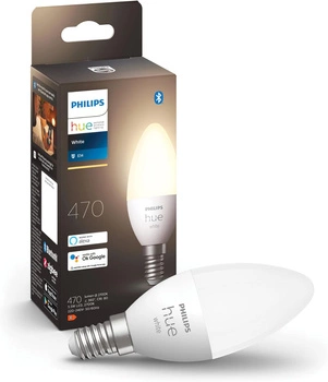 LED svíčka E14 B39 5,5W 2700K teplá PHILIPS HUE White Bluetooth Zigbee žárovka