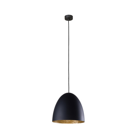 EGG M 9022 Nowodvorski stropní lampa černá a zlatá E27 závěsná trubka ocel ?39 cm moderní