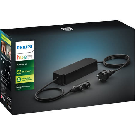 Venkovní napájecí zdroj 100 W IP67 černý PHILIPS HUE