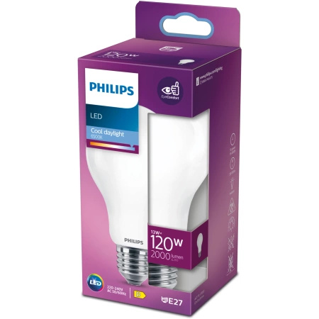 LED žárovka E27 A67 13W = 120W 2000lm 6500K Studená bílá PHILIPS