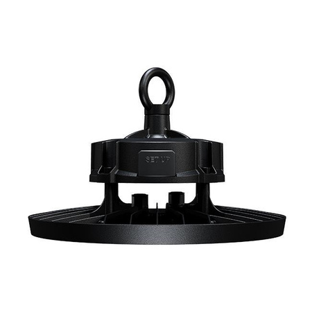 Průmyslová High Bay 100W 15000lm 5000 Cold 90° stmívatelná černá IP65 Masterled LED lampa