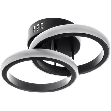 LED lustrové stropní svítidlo 13W NEBULA LYRA Černá