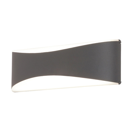 Zahradní lampa LED nástěnná lampa BIRMINGHAM 10W 4000K IP65 Horní obdélníková Antracitová RABALUX