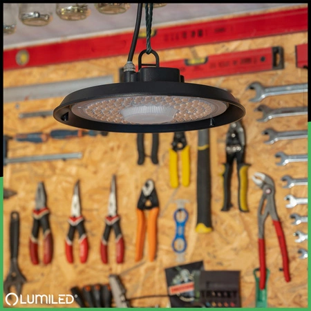 Průmyslová LED výrobní lampa HIGH BAY 150W 4000K IP65 pro BLITZ LUMILED Warehouse