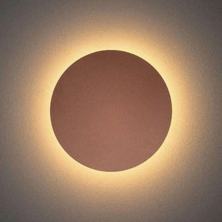 Nástěnné svítidlo LED 10W 130lm 3000K Warm Copper Modern RING LED M 10347 Nowodvorski