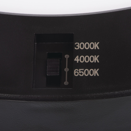 Svítidlo LED pro povrchovou montáž 17W 1600lm CCT 120° Kruhová černá ERGA Kanlux