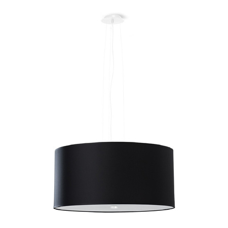 LED závěsné stropní svítidlo OTTO 5xE27 Lustr 50cm černý SOLLUX
