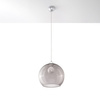 LED závěsné stropní svítidlo BALL E27 Overhang Round Graphite SOLLUX