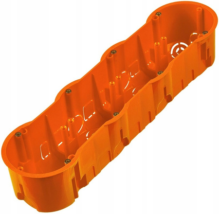 Čtyřnásobná elektrická skříň PK60 Deep pro sádrokartonové desky Regips + šrouby PAWBOL